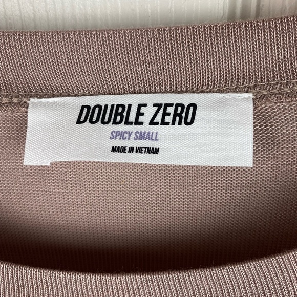 Double Zero Blush Lightweight Sweater Spicy Small - Picture 5 of 6